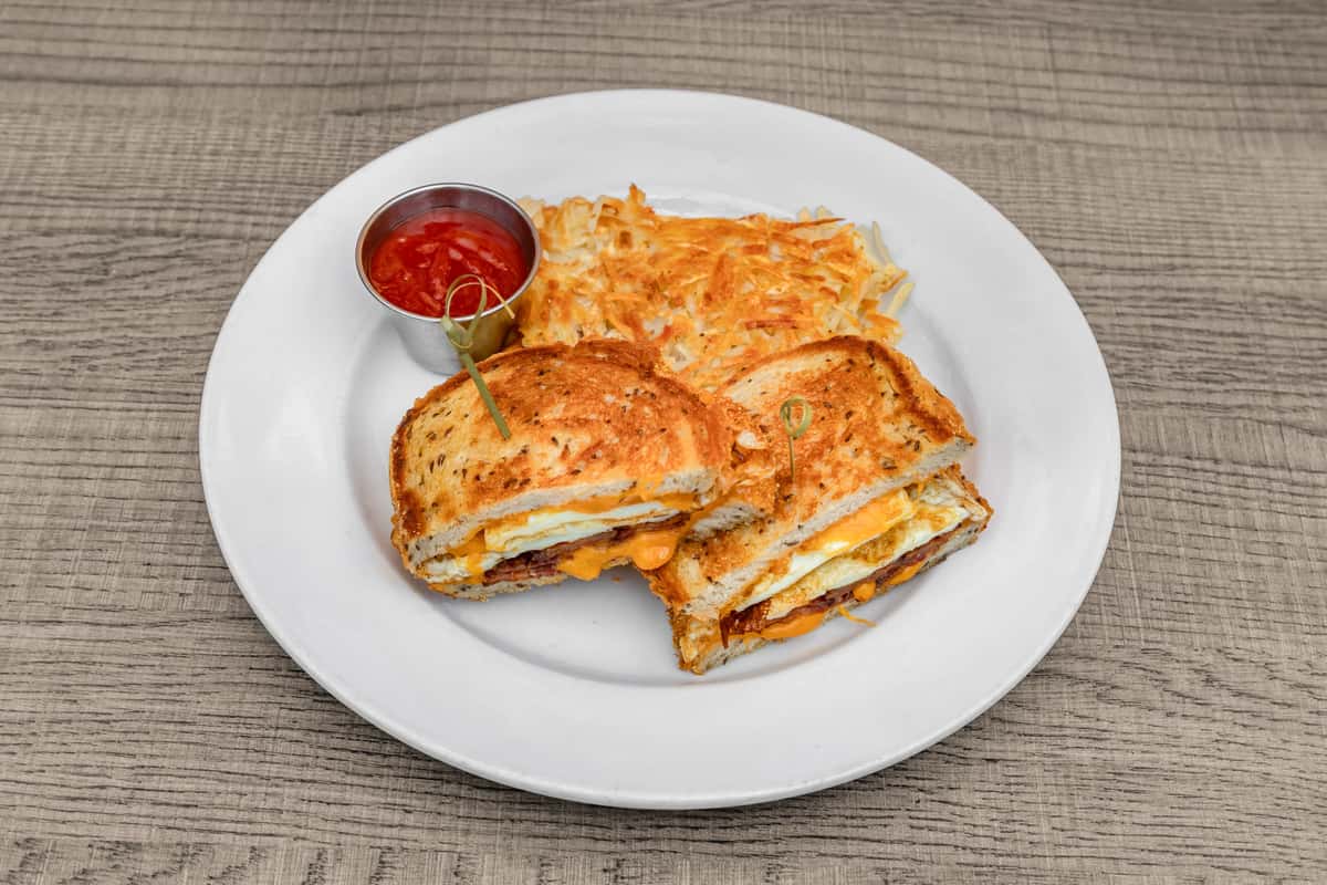 Fried Bacon Egg And Cheese