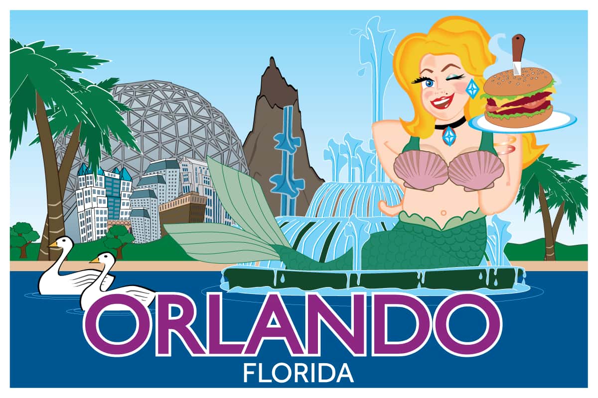 Orlando postcard