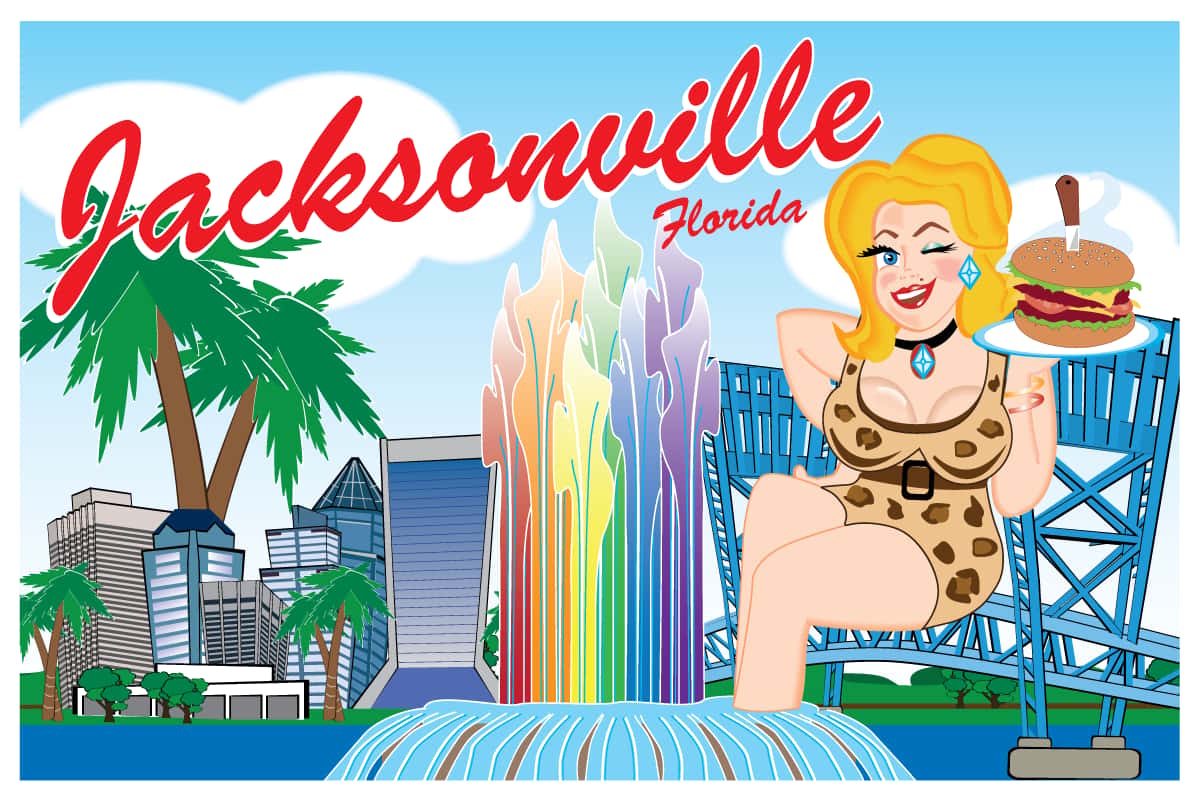 jacksonville postcard