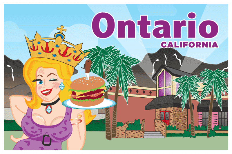 branded location-specific postcard for ontario
