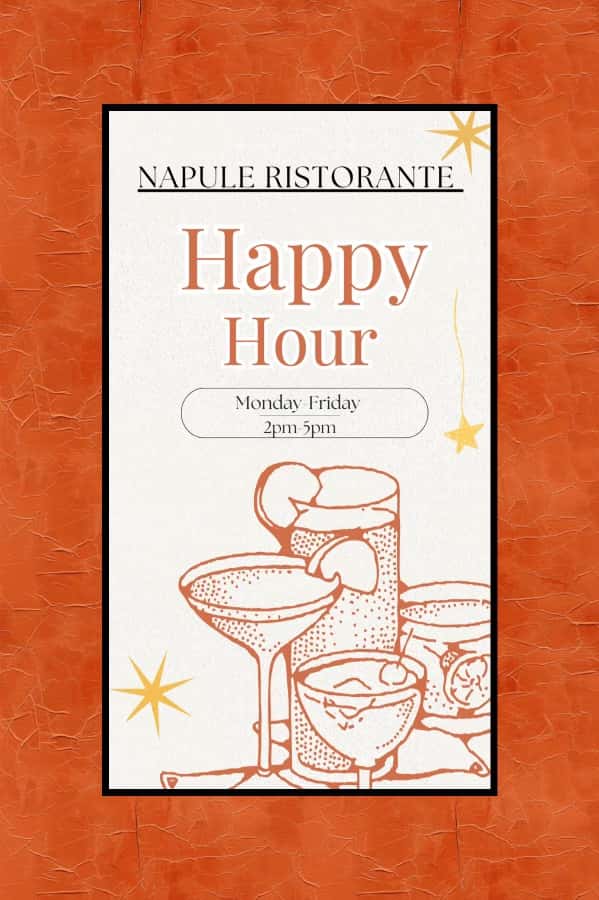 HAPPY HOUR DRINK Menu