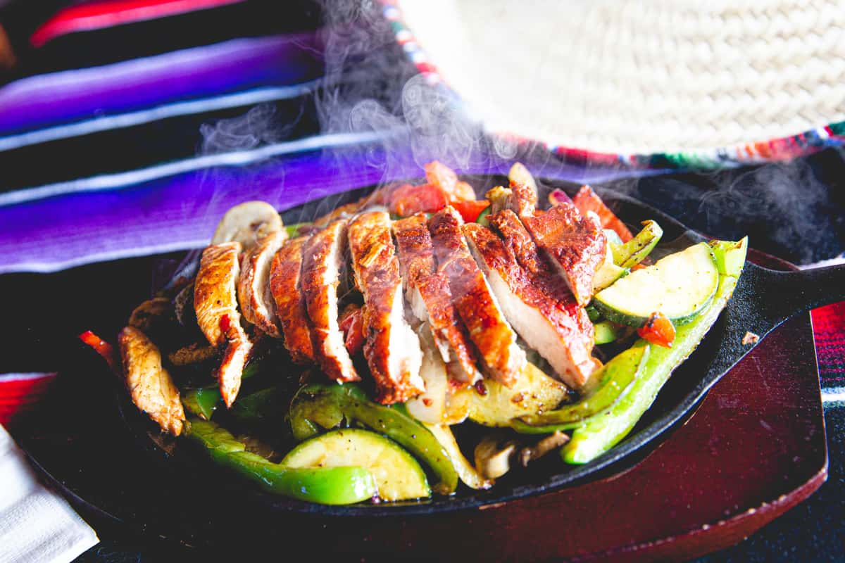 chicken fajitas