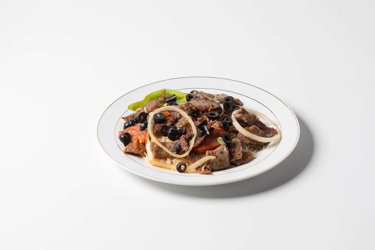 Beef and lamb gyro