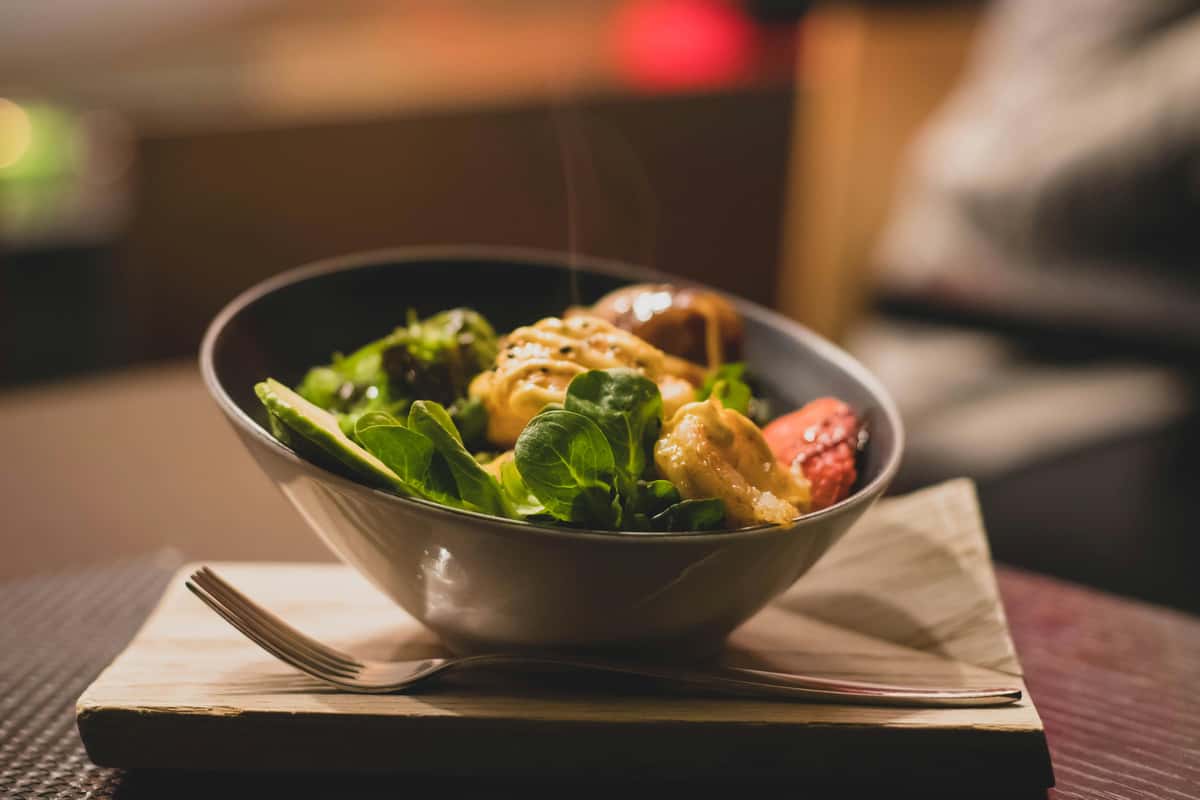 Leafy Shrimp Dish