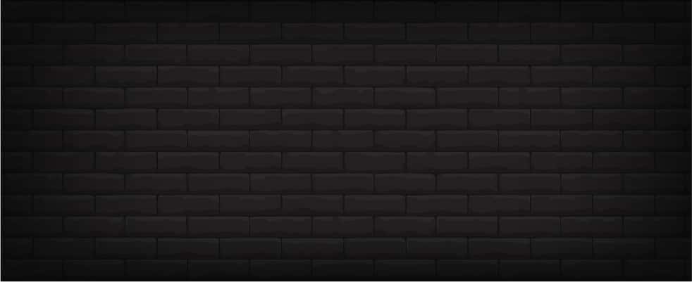 black wall brick