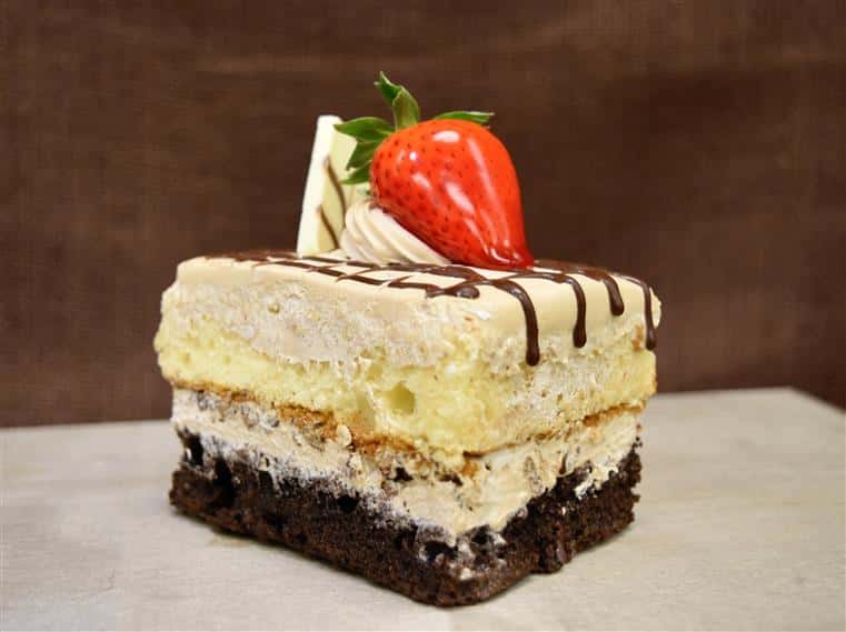 Nescafe cake slice