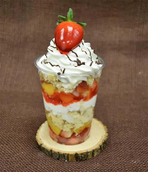 carlotta with strawberry on top