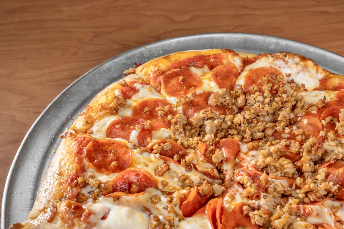 Pepperoni Sausage Pizza