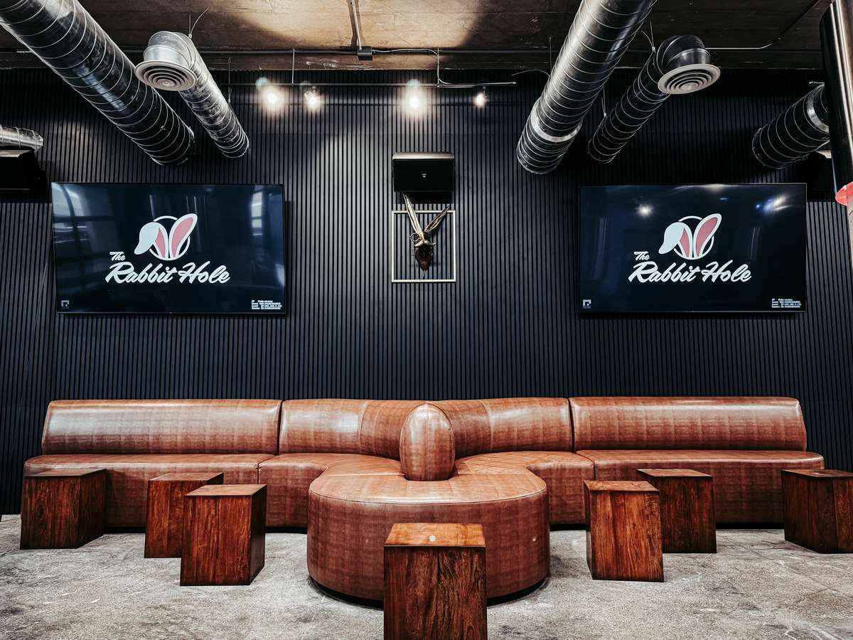 private seating at The Rabbit Hole