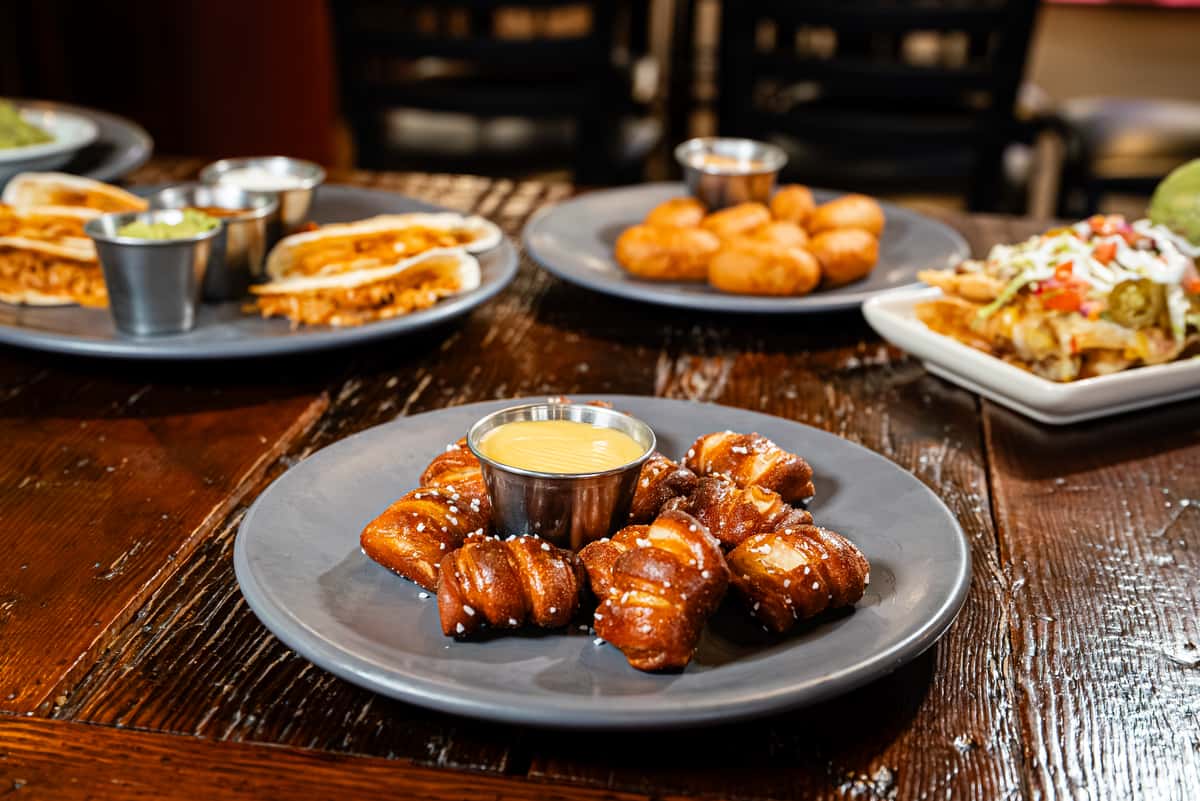 game-day bar food at the Rabbit Hole