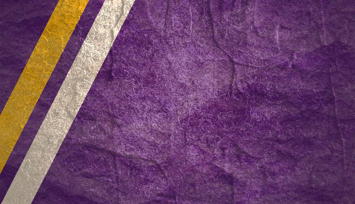 Vikings purple and gold
