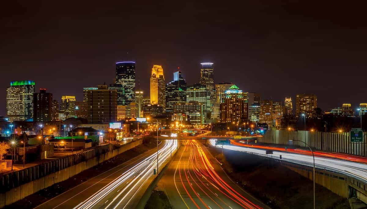 Minneapolis nighttime