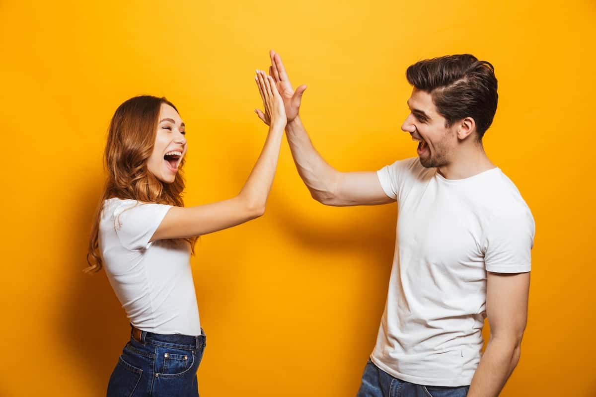 the perfect high five technique