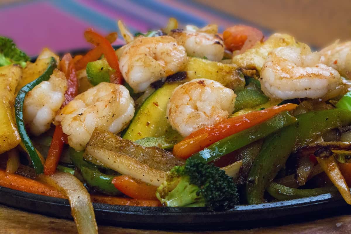 shrimp and veggies