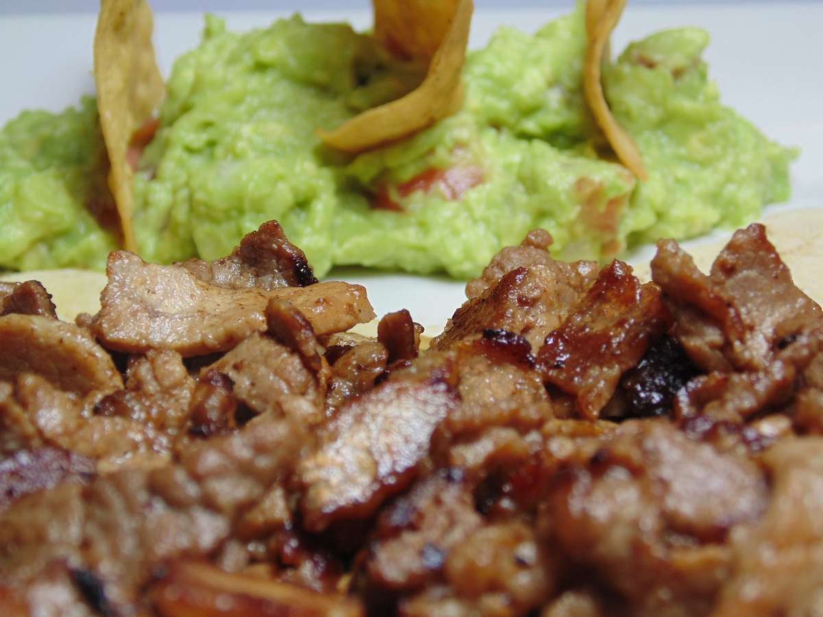 meat and guacamole
