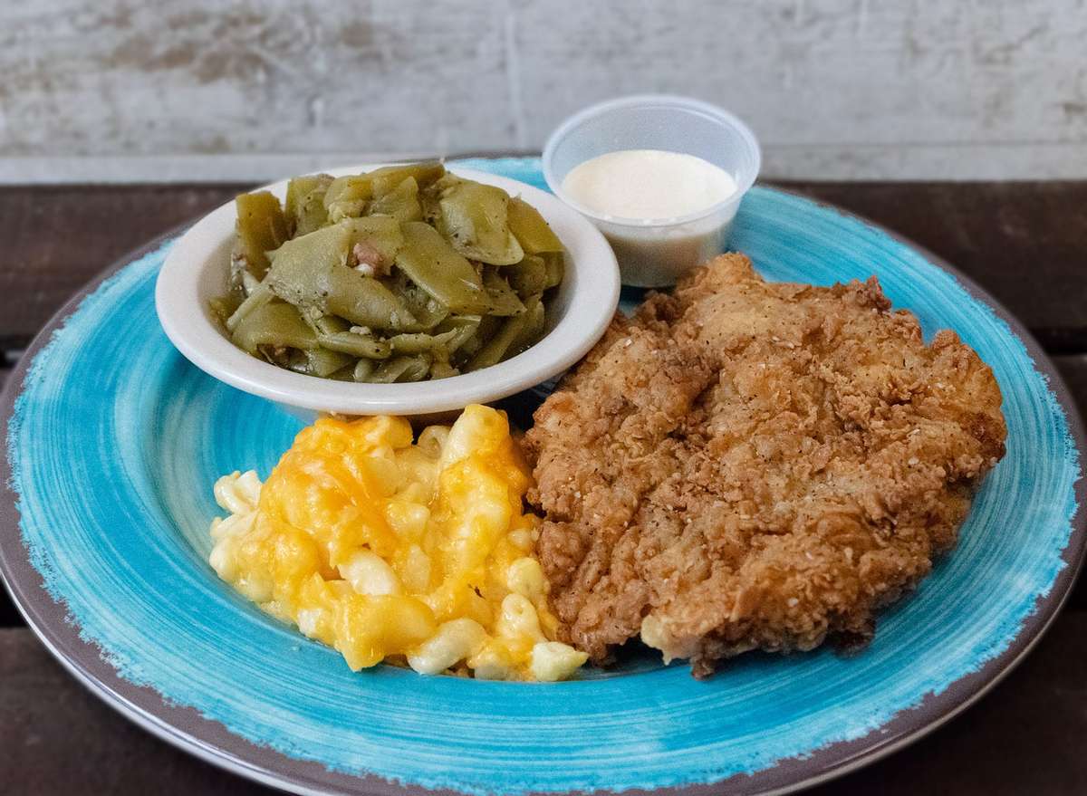 fried chicken plate