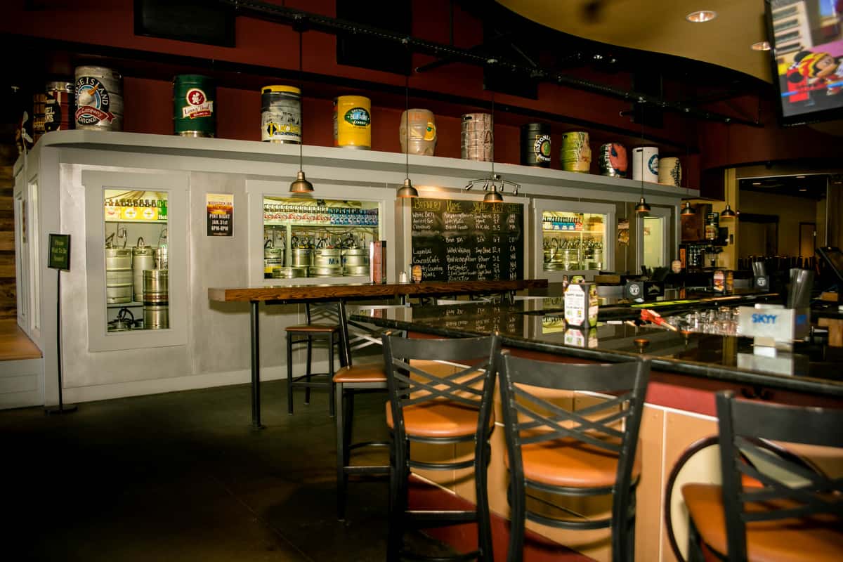 bar area