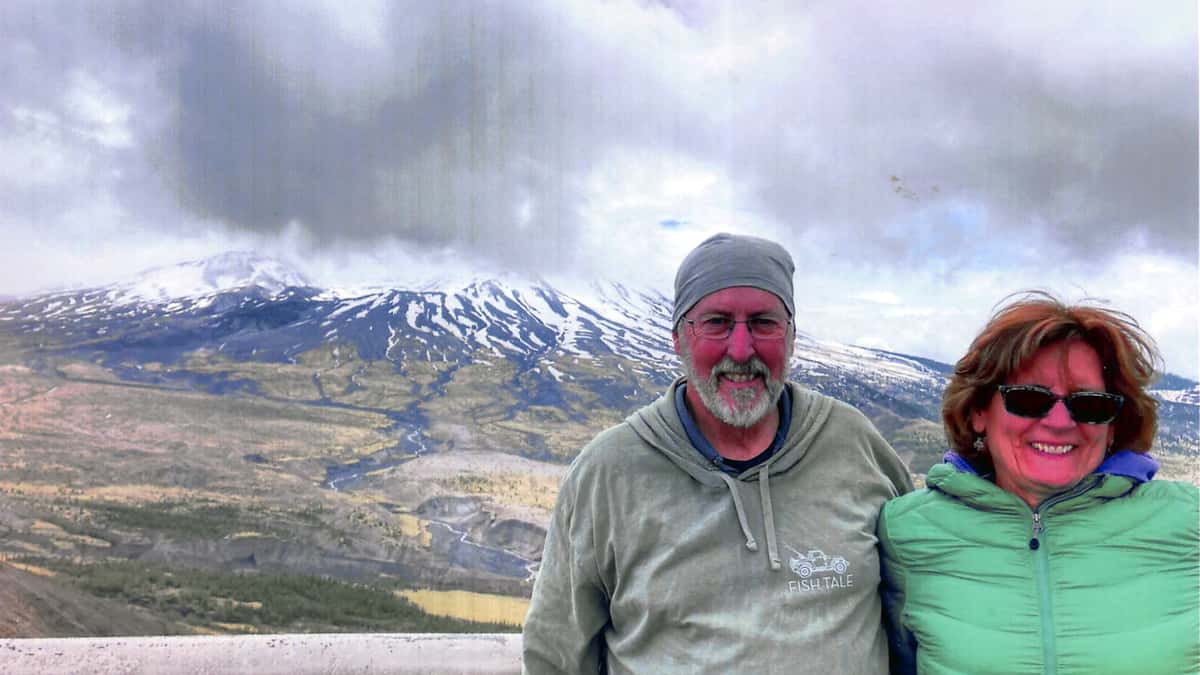 Fish Tale Sweatshirt at Mt St Helens
