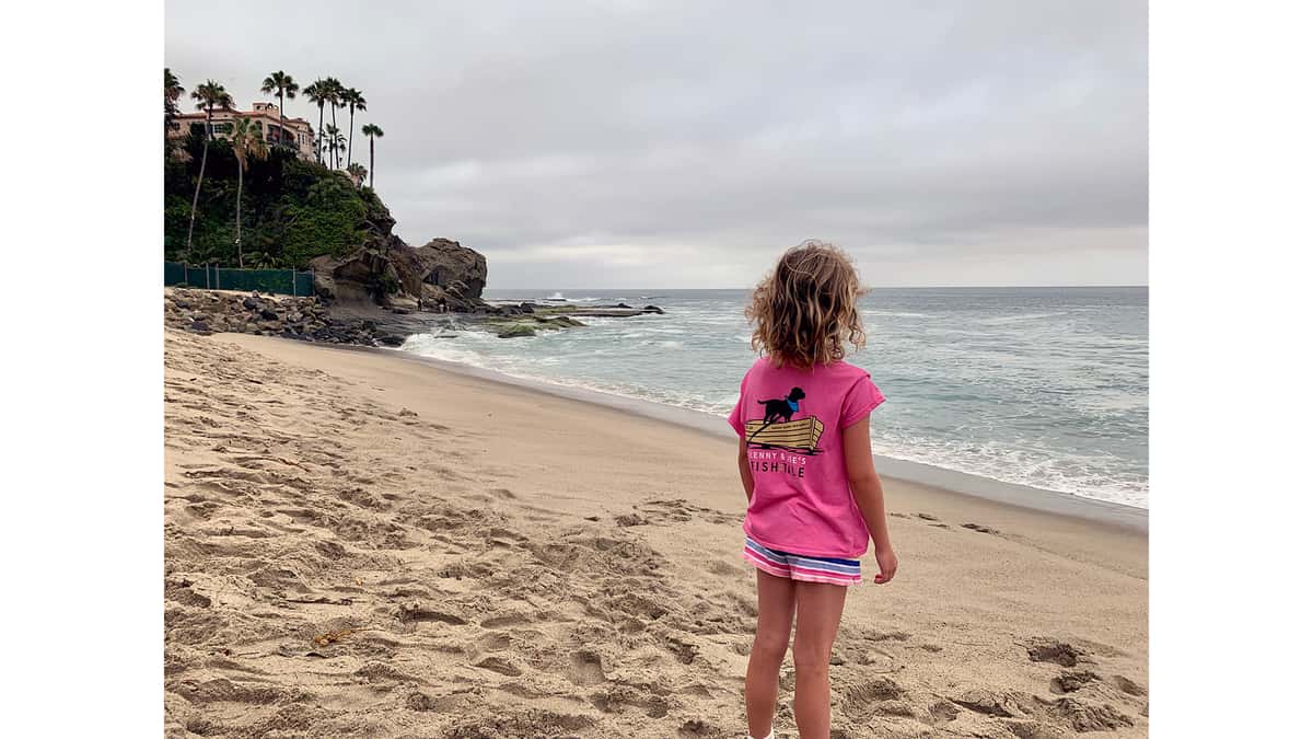 Young Child in FT T-Shirt atLaguna Beach