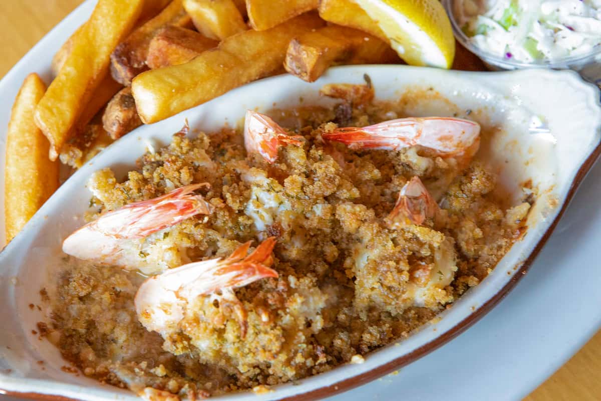 Baked Stuffed Shrimp Casserole Menu Lenny & Joe's Seafood