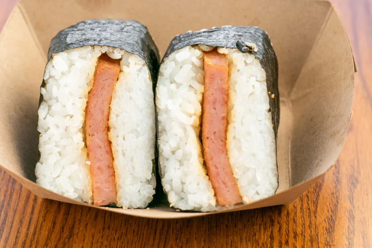 Spam Musubi Full Menu The Local Place Bakery And Cafe Bakery In Ca