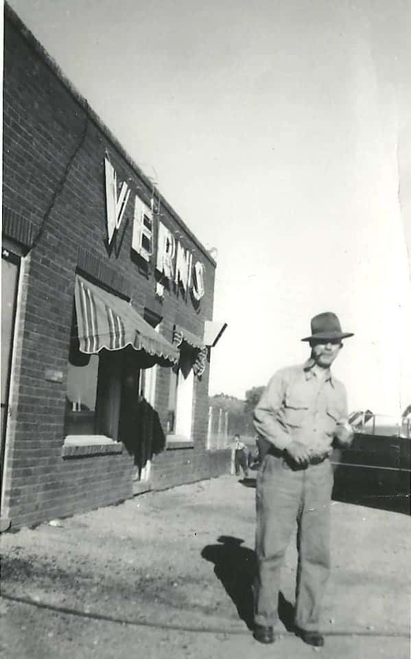 Vern's before the fire in 1990