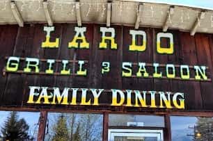 sign reads lardo grill and saloon family dining
