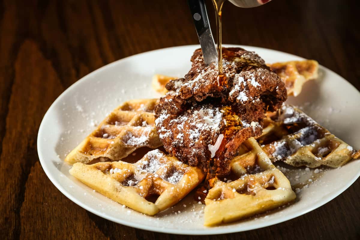 chicken & waffles