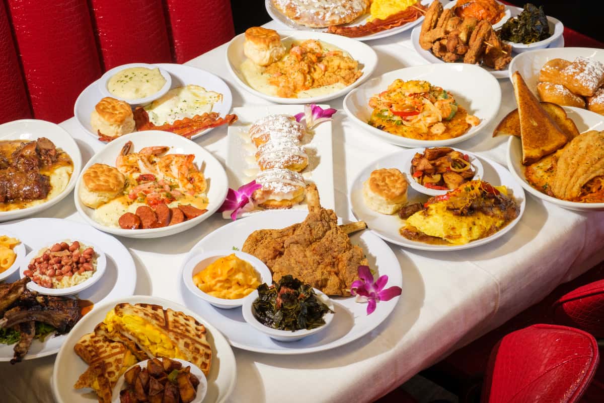 multiple dishes