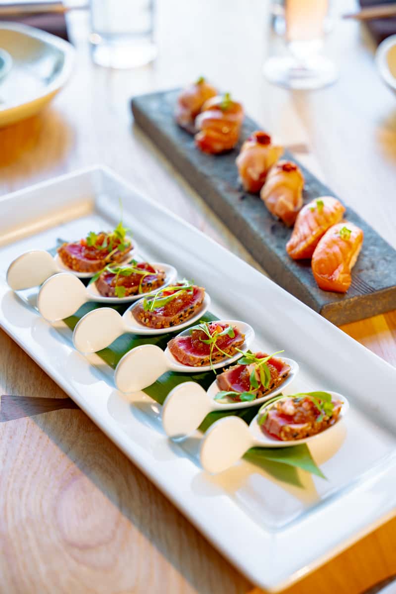 Fresh Sushi and Asian-Inspired Plates