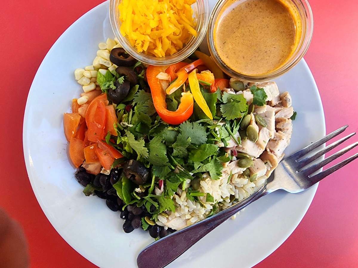 Southwest Chicken Chipotle Salad