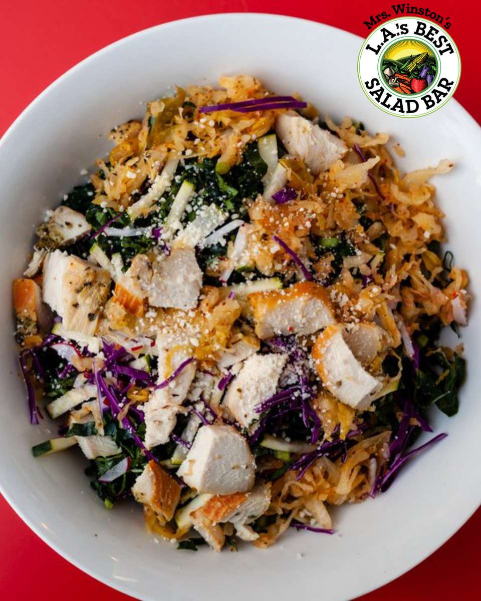 Crisp cool salad from Mrs. Winston's