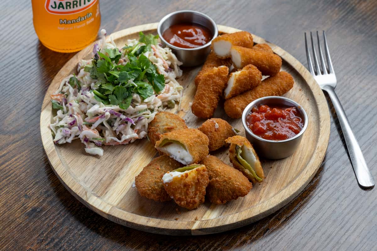 Appetizer sampler platter