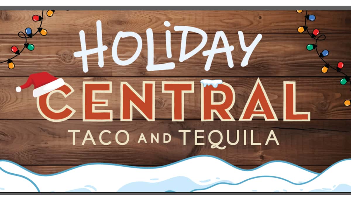 Holiday Central sign