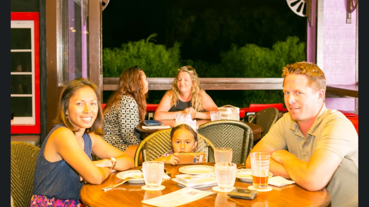 Family friendly restaurant