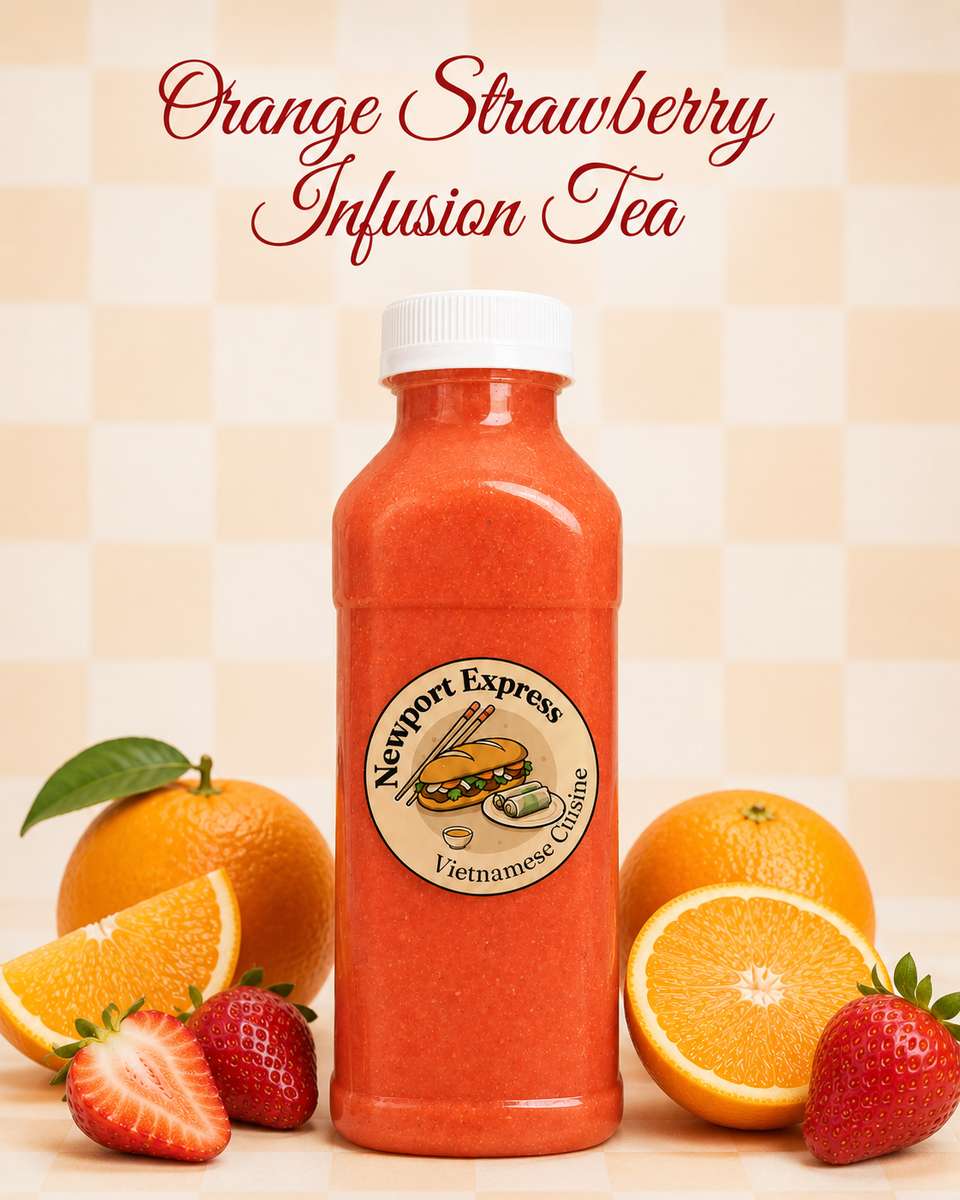 8B. Strawberry Citrus Infusion Tea (16 oz btl)