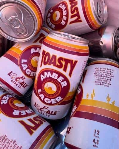 AZ LocAle Beer Co | Toasty Amber | Spinatos Pizza