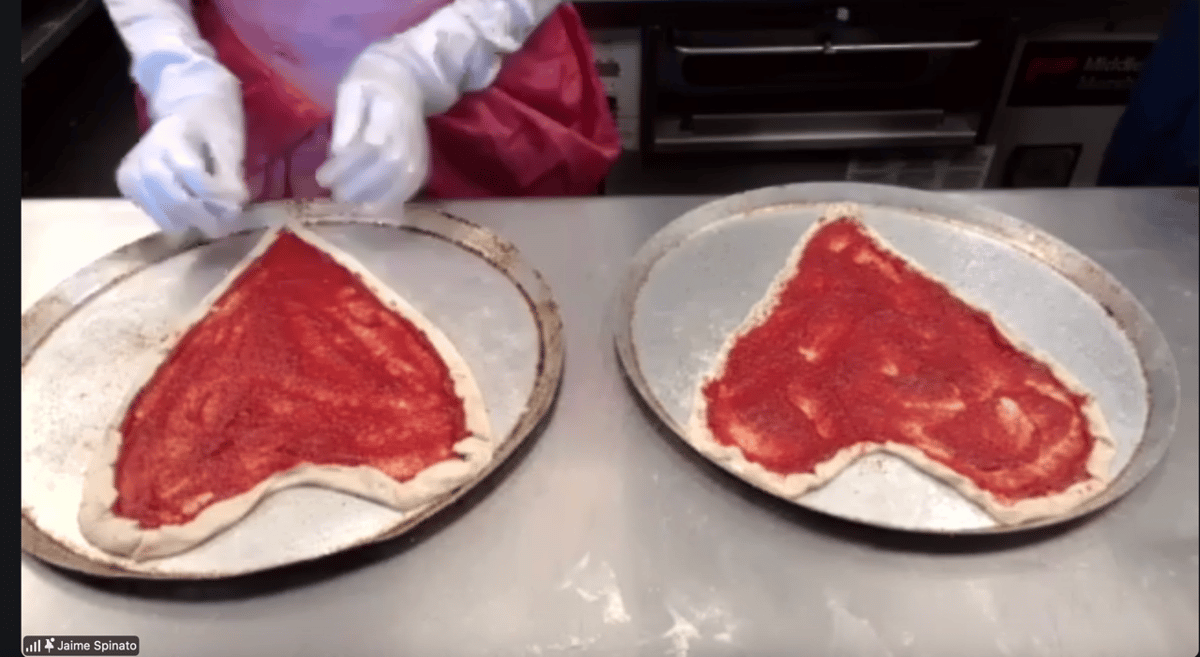 HopeKids Heart Shaped Pizza