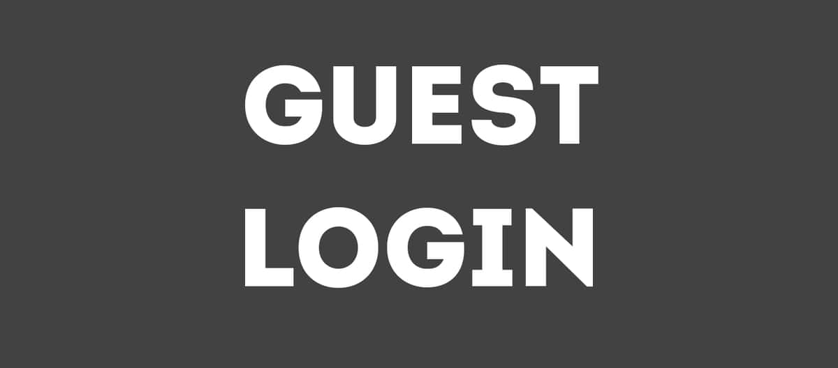 Guest Login
