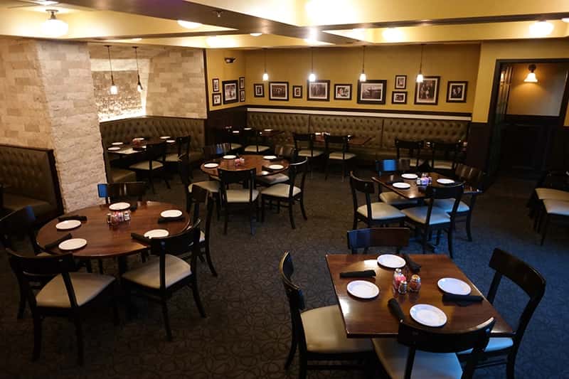 The Palazzo Room private dining for 60 guests at Spinatos Pizzeria Phoenix