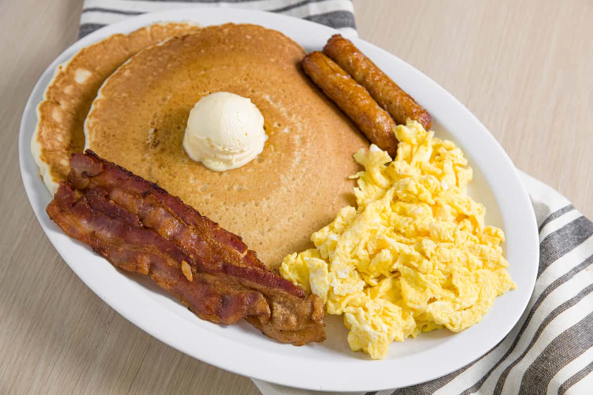 3 Pancake Plate* Menu R Burgers