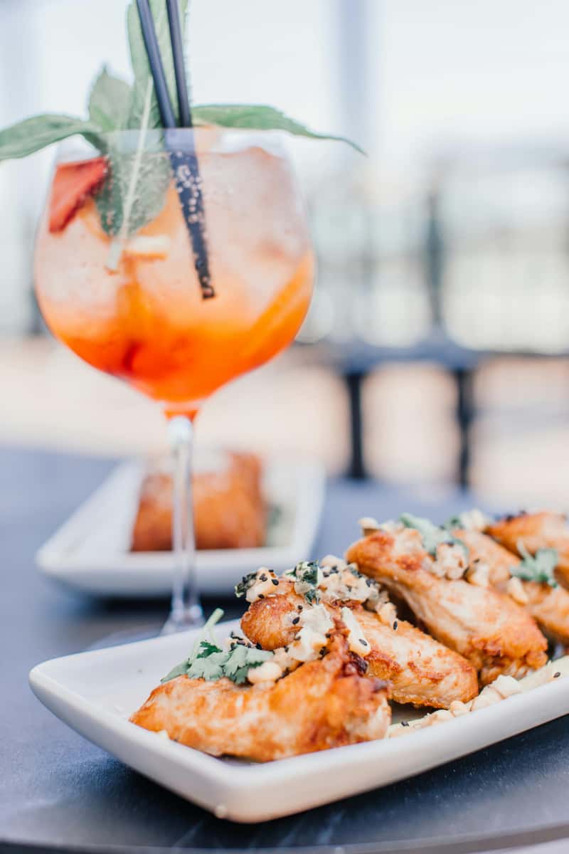 Wings and drinks