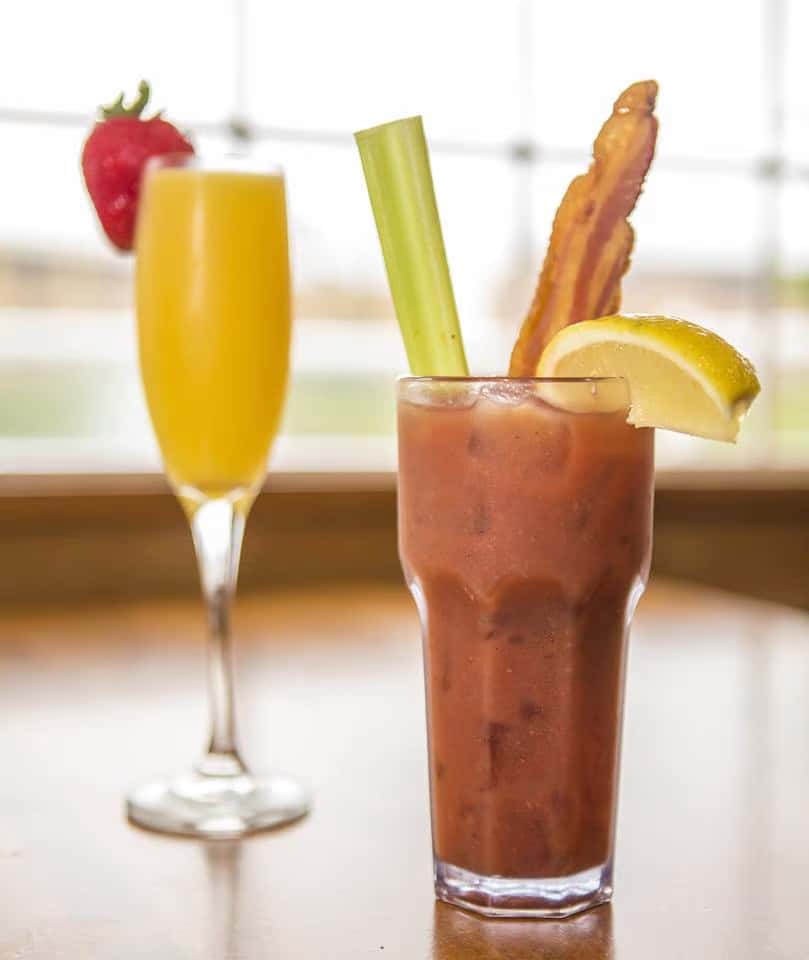 bloody mary and mimosa