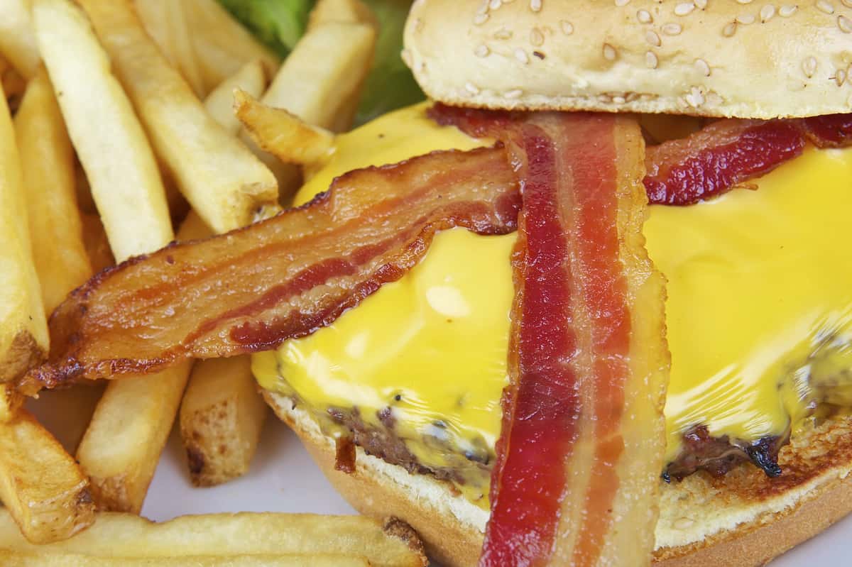 bacon cheeseburger