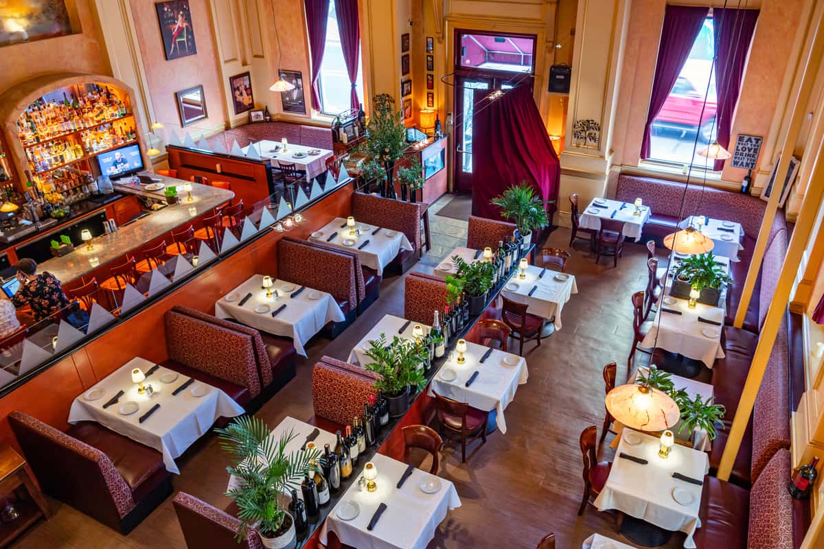 Main Interior Dining Area at Allegria