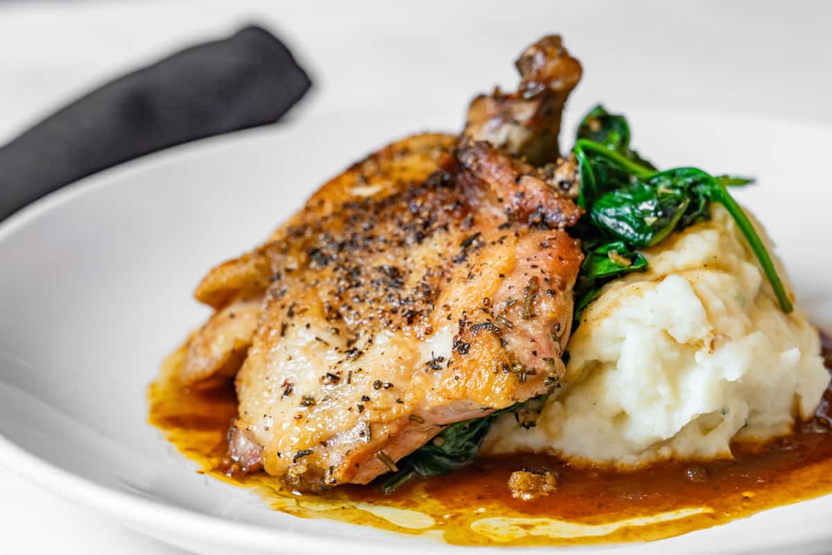 Herb Roasted Chicken Entree for Lunch or Dinner