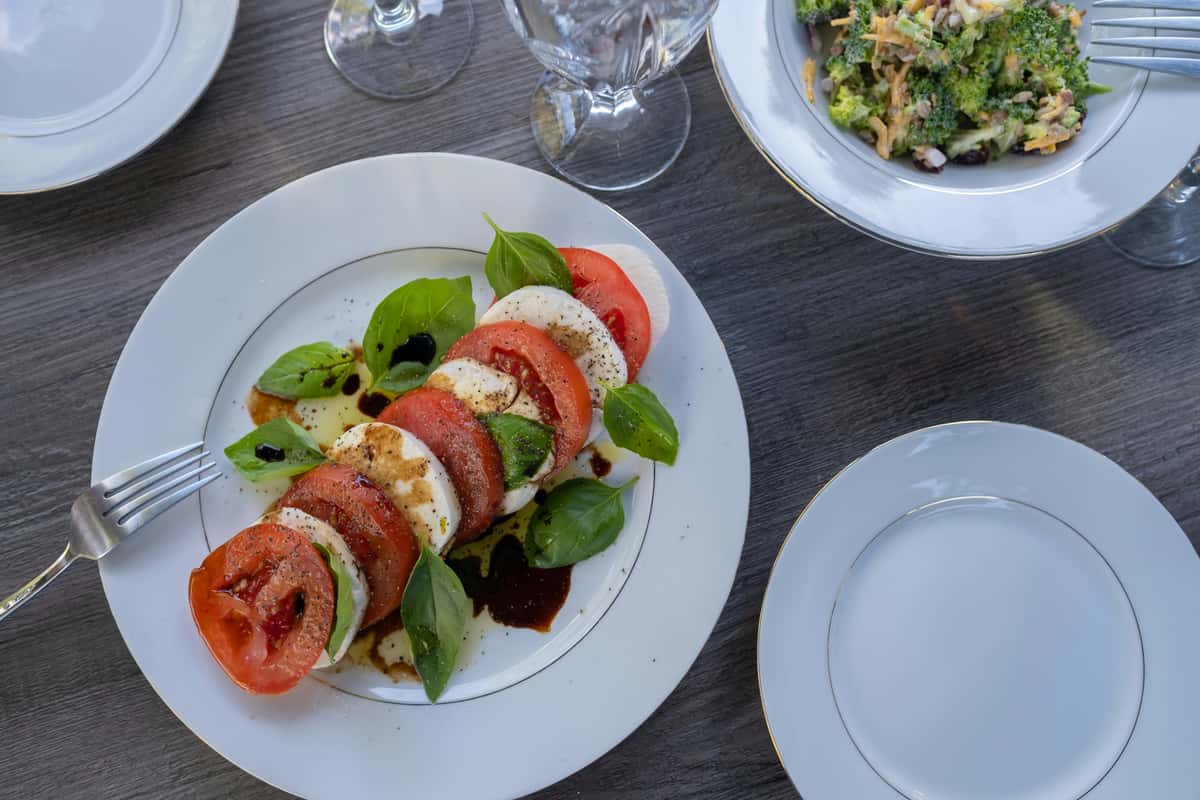 table of food