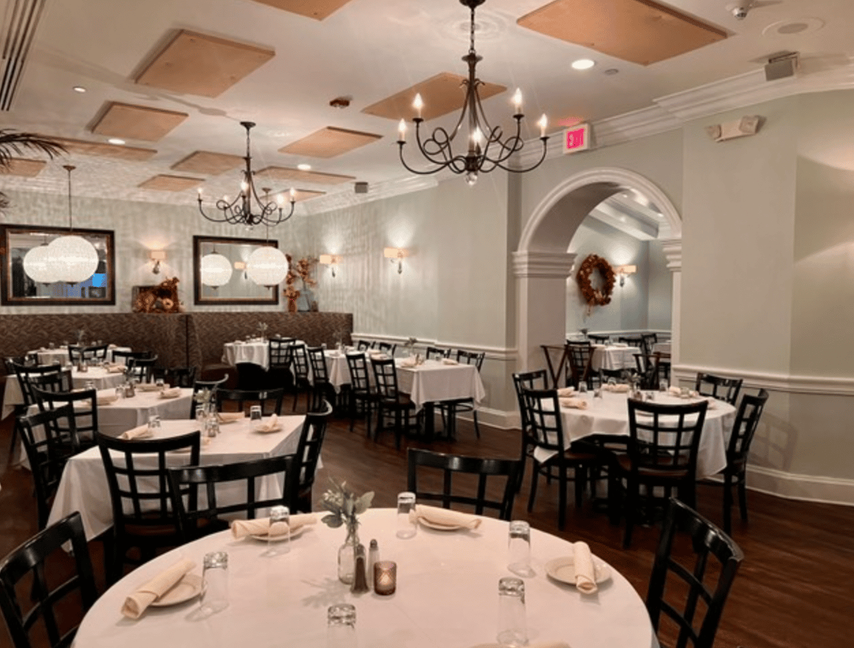 Interior shot dining room