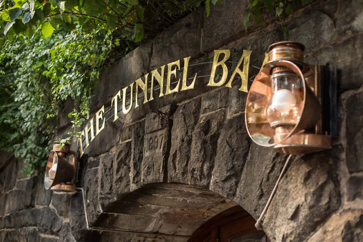 Underground martini lounge in Northampton, Massachusetts
