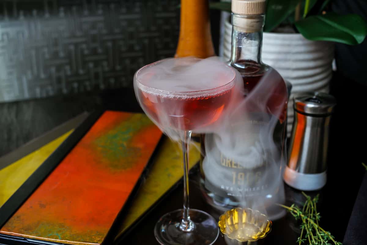 Smoked Greenwood Cocktail
